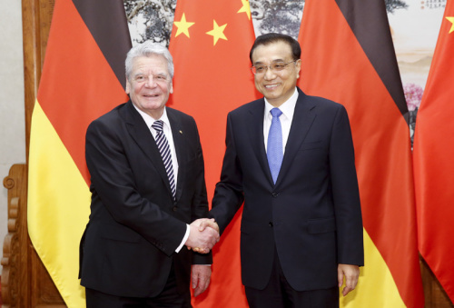 李克强会见德国总统高克-德国,中国,关系,合作
