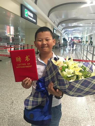甘肃12岁男孩获CCTV英语风采大赛全国预选赛