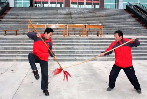 冬日挥洒武林豪情