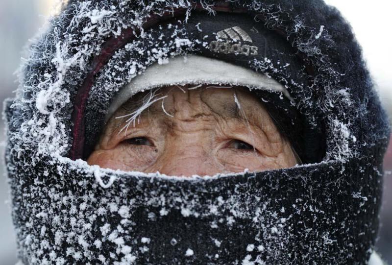 黑河80岁老奶奶-31℃极寒天气卖茶叶蛋